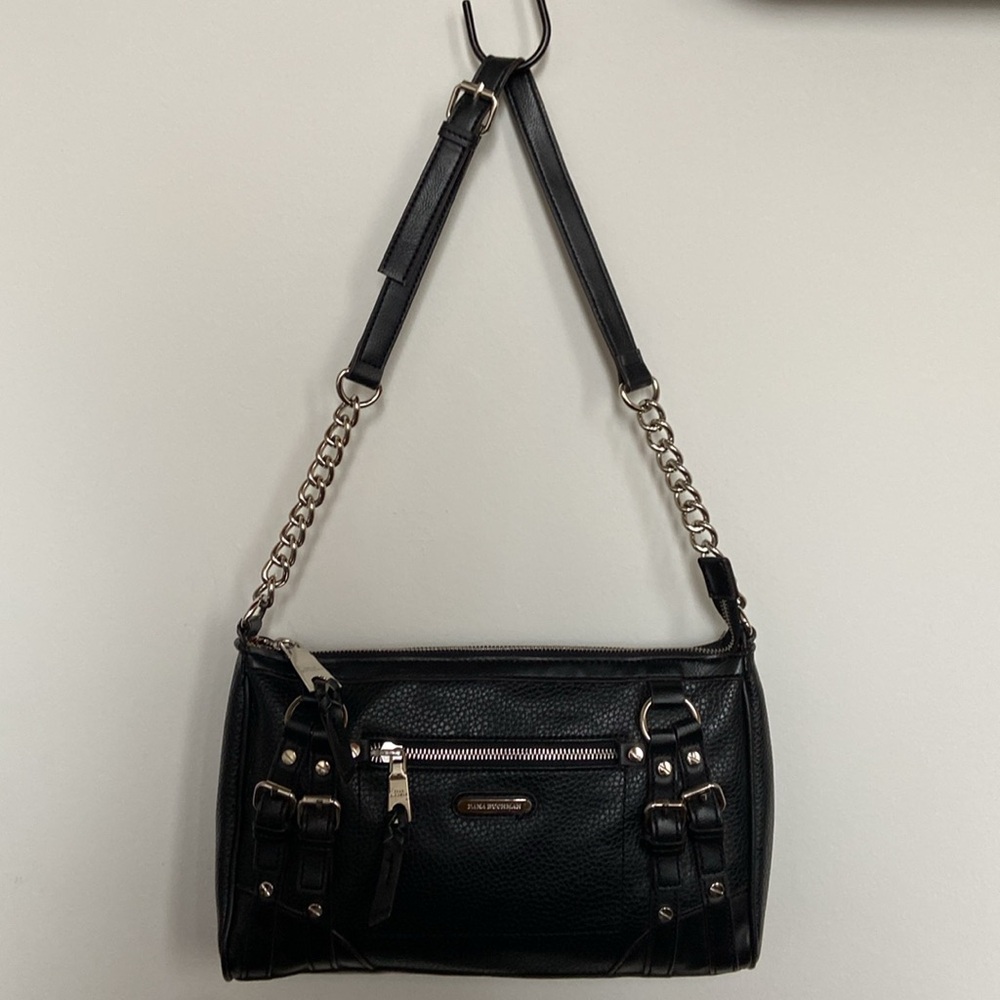 LAST CHANCE Dana Bachman Black Shoulder Bag- Preloved - Picture 7 of 16